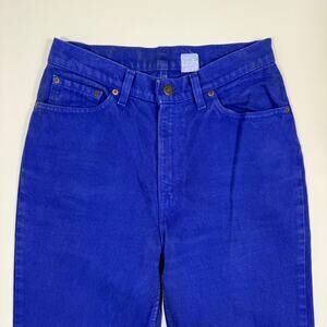 Vintage Levi's Made in USA Purple High Waisted Tapered Mom Jeans